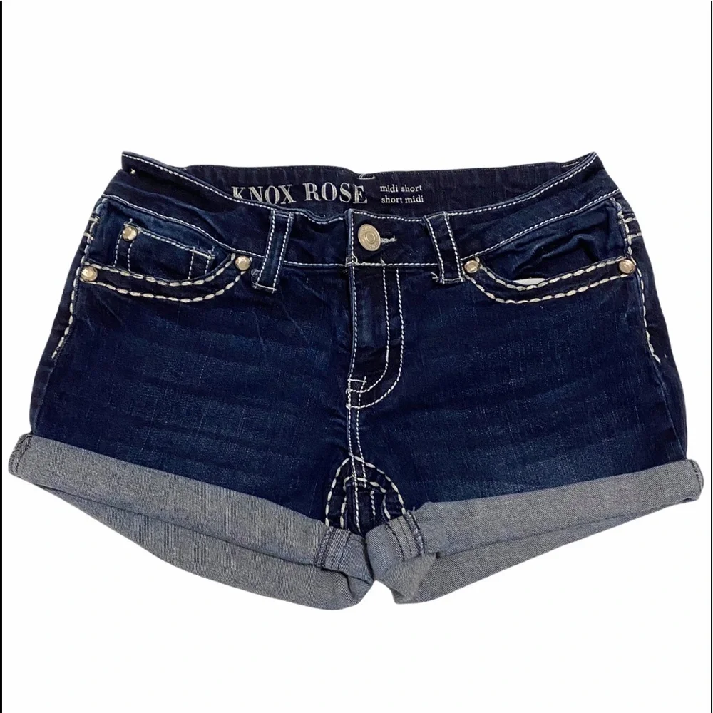 Knox Rose Denim Midi Shorts